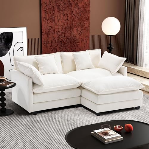 77 Inch L-Shaped Sofa