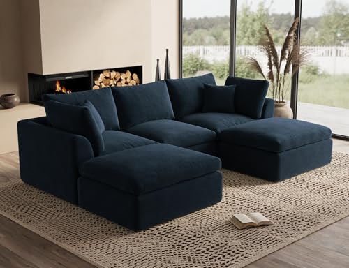 U-Shape Sectional with Ottoman